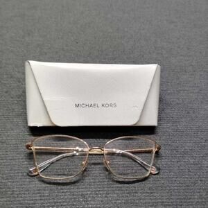 Michael Kors Eyeglasses Frames MK 3063 (Radda) Gold Metal Cat Eye Frames Only